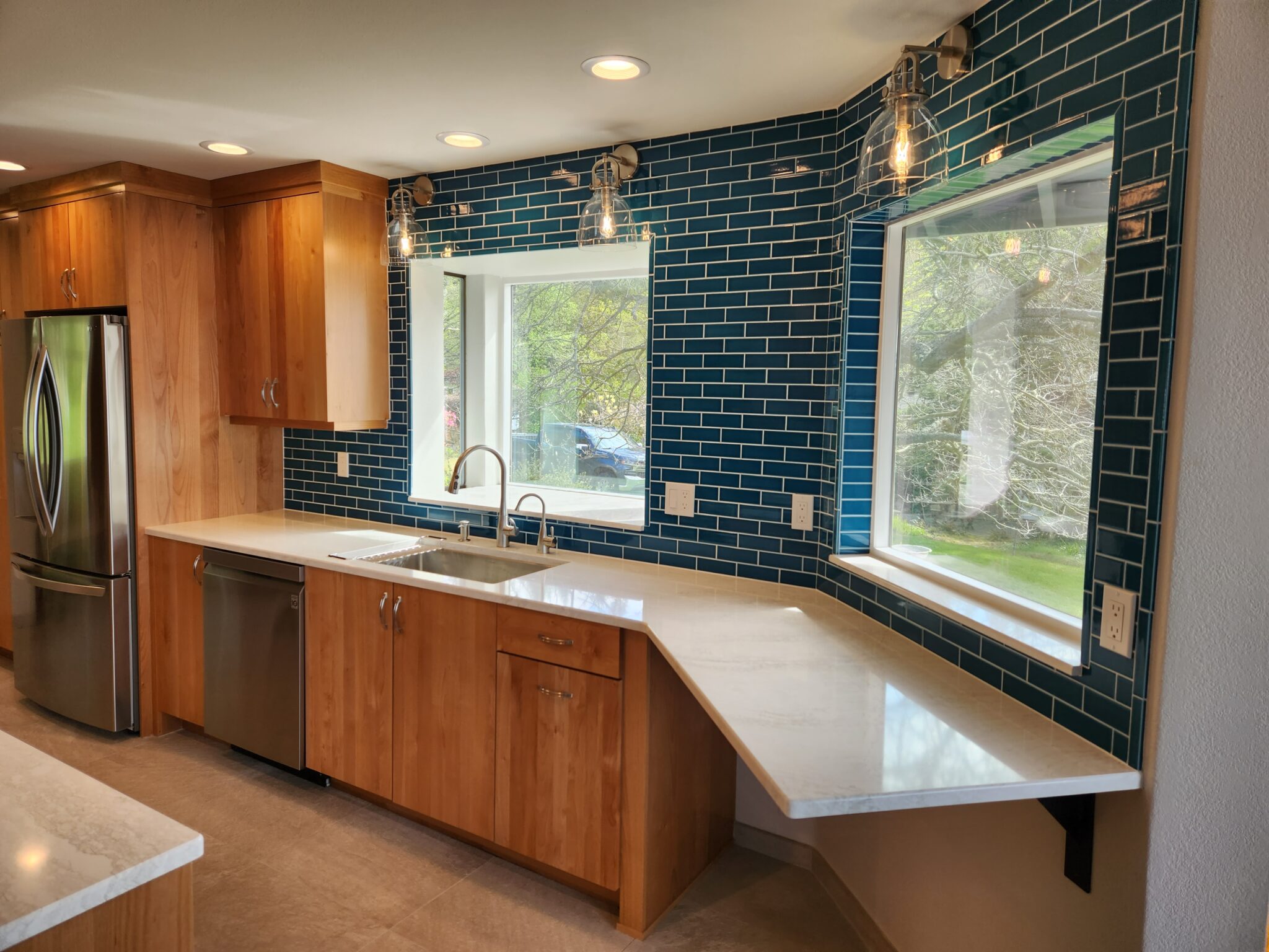 Mid Century Modern Kitchen Remodel by Kitsap Kitchen & Bath Co project photo