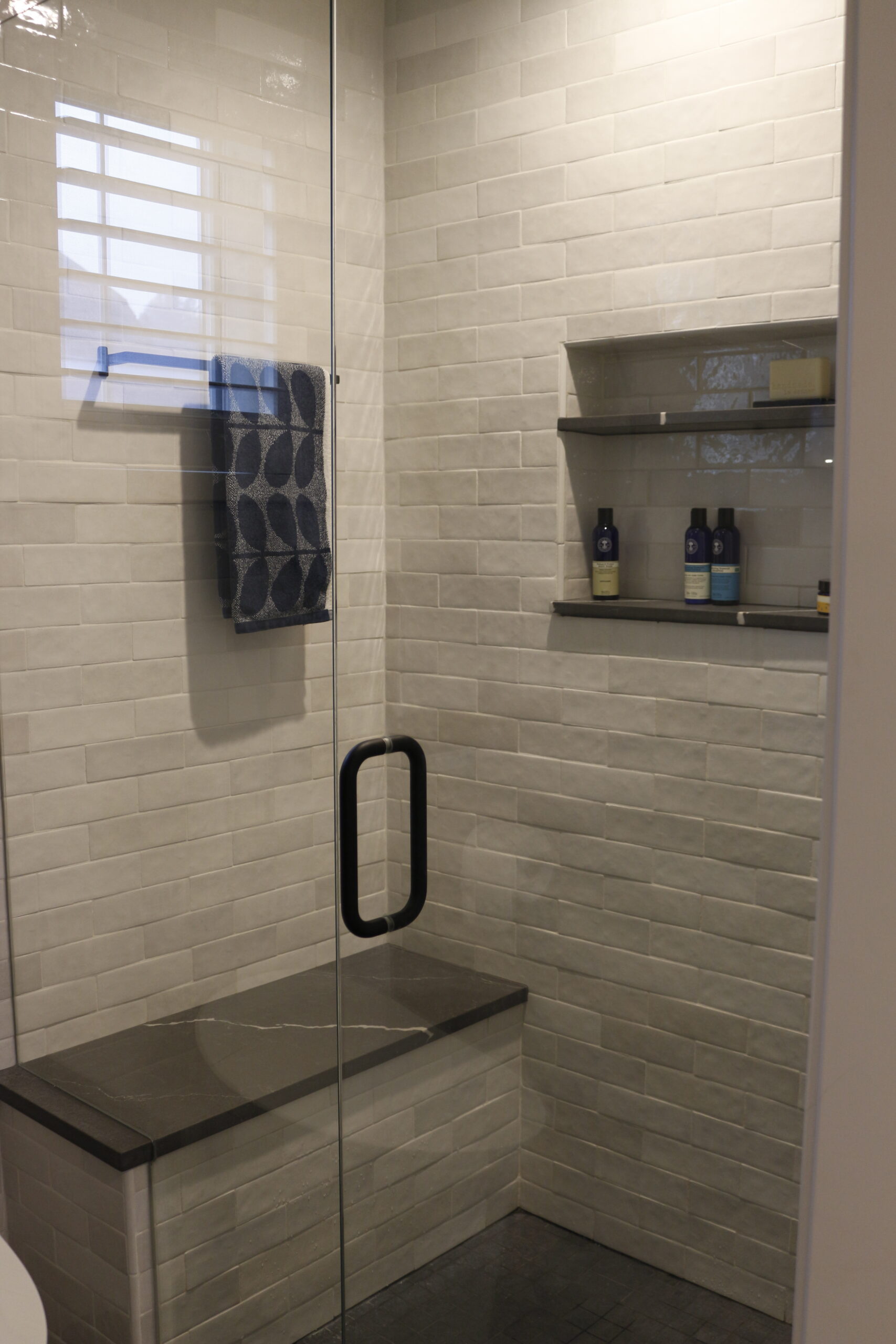 Tile, Quartz Bench Cap & Niche Sill / Shelf